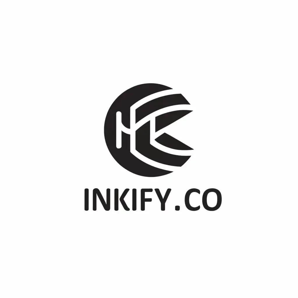 a logo design,with the text "Inkify.co", main symbol:IC icon,Moderate,be used in Retail industry,clear background