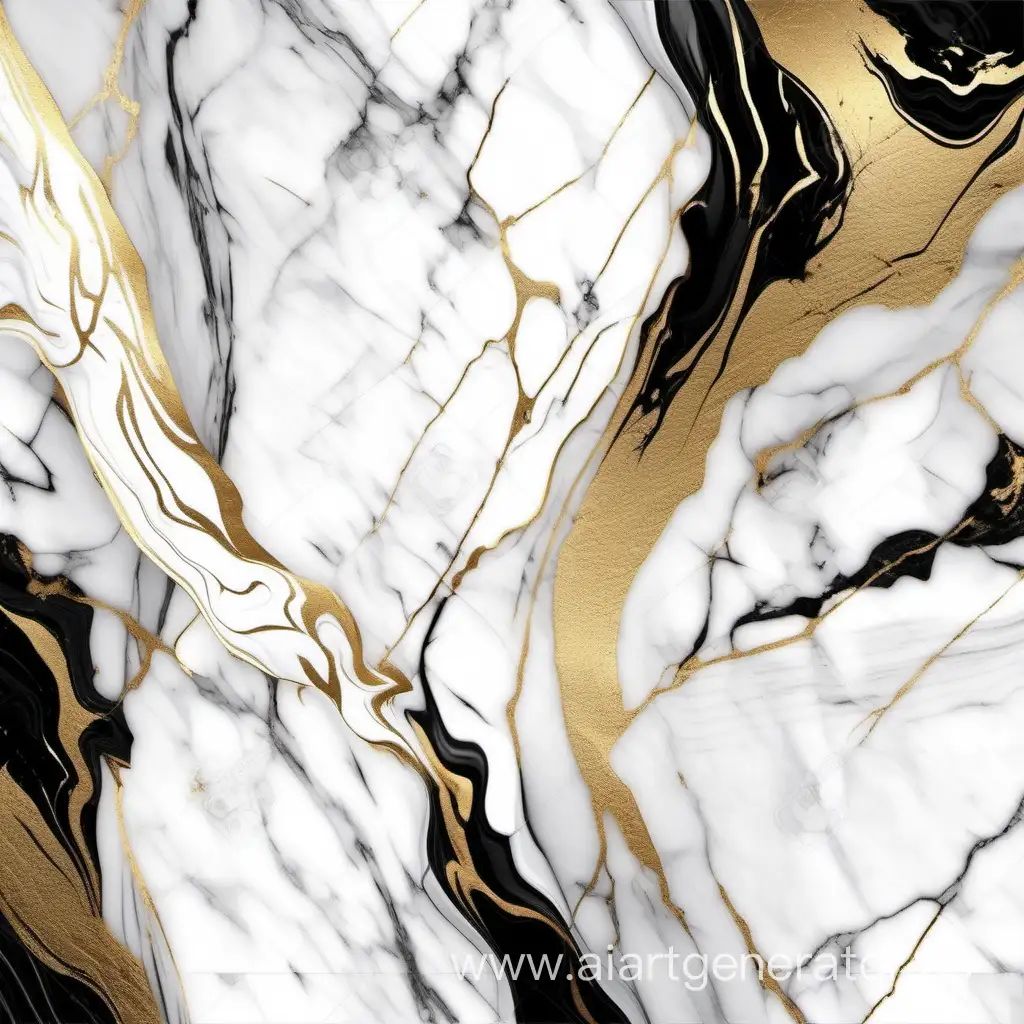 Luxury marble texture background white gold black