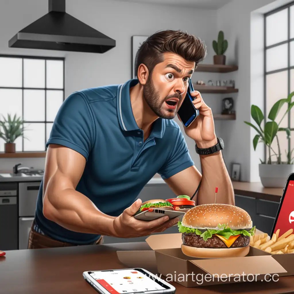 Man-Struggles-to-Order-Burger-Delivery-Over-the-Phone