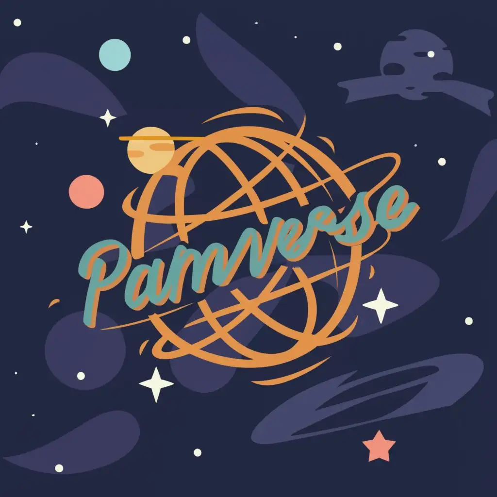 LOGO-Design-For-PamVerse-A-Cosmic-Typography-for-the-Entertainment-Industry