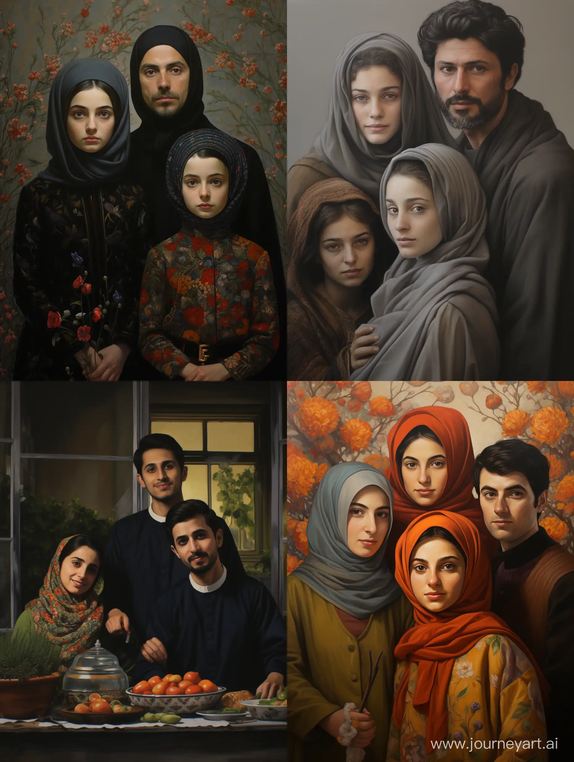 Iranian-Family-Gathering-in-Traditional-Attire-Aspect-Ratio-34