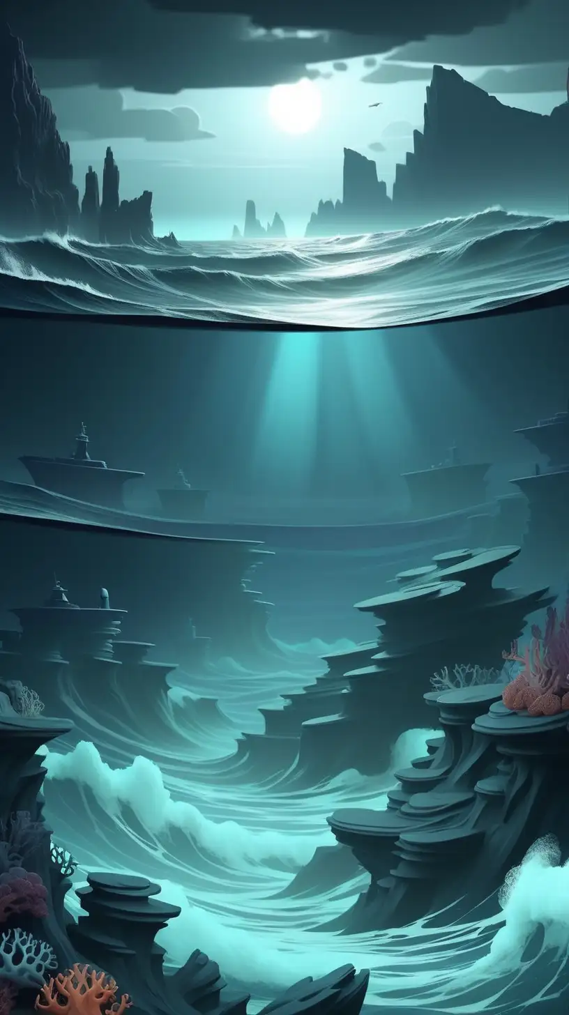 Mysterious ocean