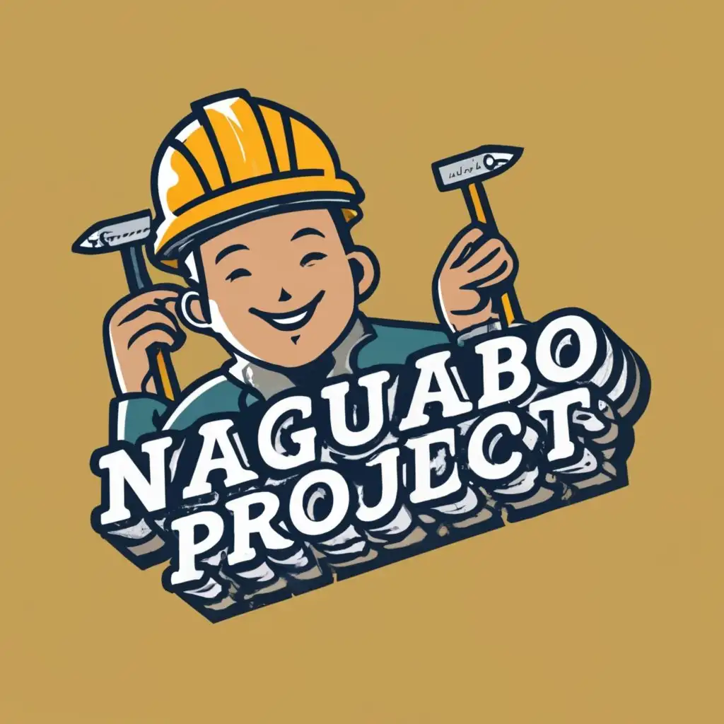 LOGO-Design-For-Naguabo-Project-Bold-Construction-Emblem-with-Hard-Hat-Typography