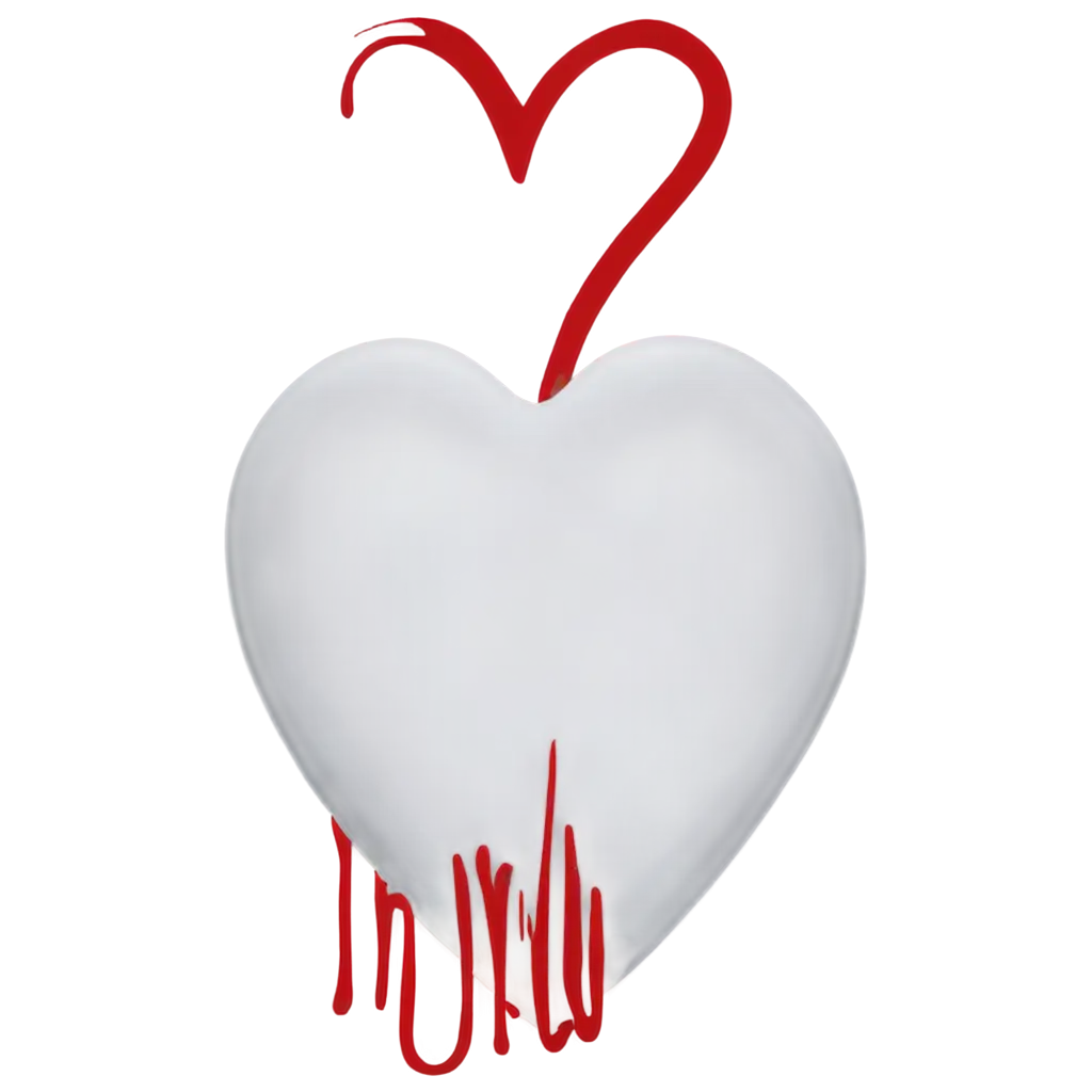 bleeding from 
heart
