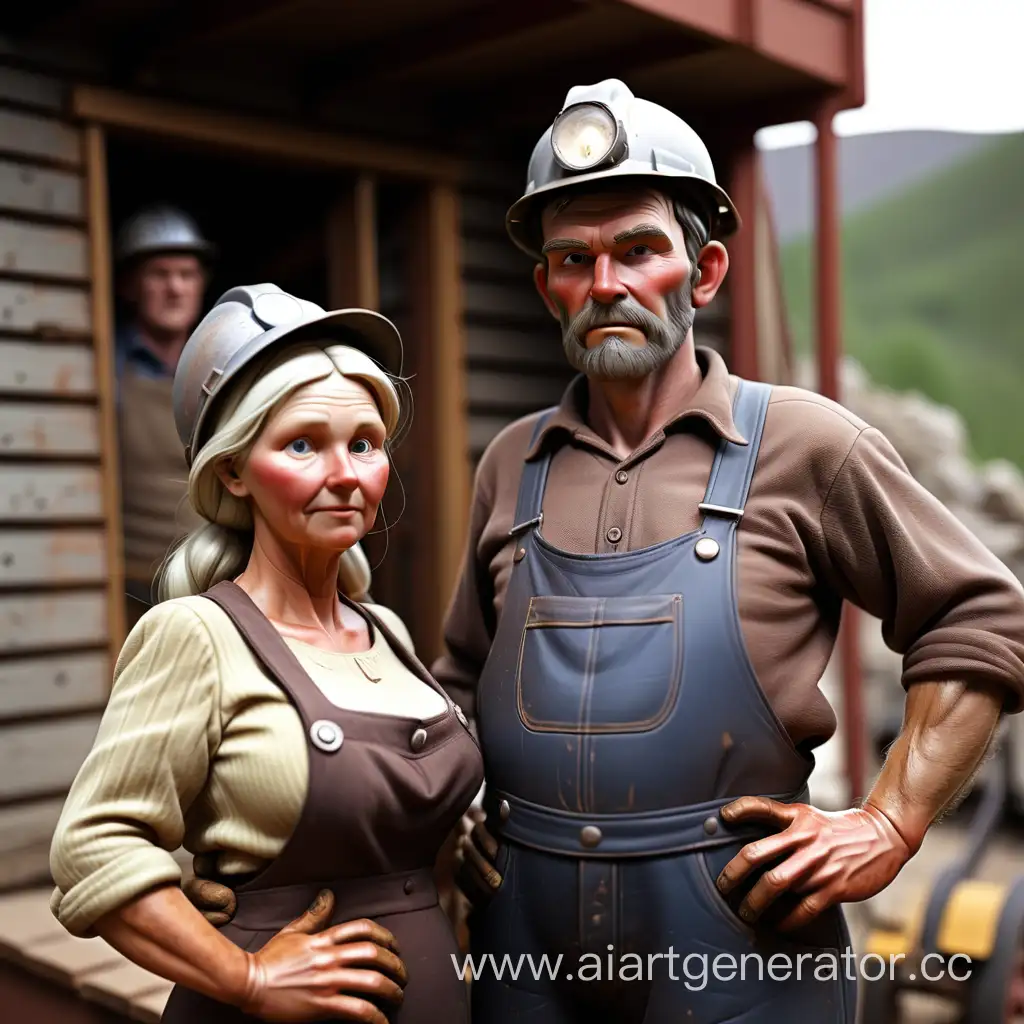 miner and his wife