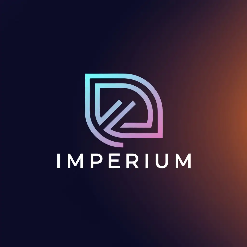 a logo design,with the text "Imperium", main symbol:I,Минималистичный,be used in Развлечения industry,clear background