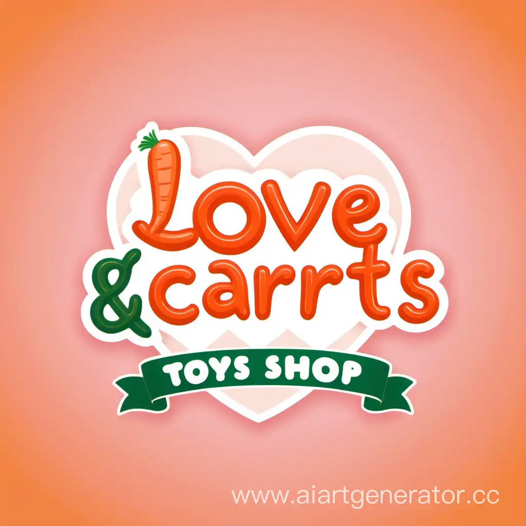 Enchanting-Love-and-Carrots-Toy-Shop-Logo-Design