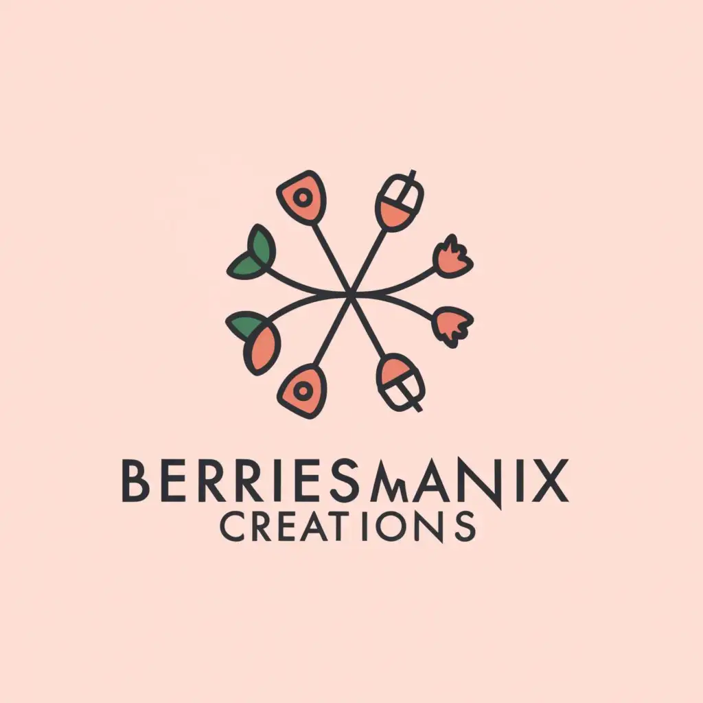 LOGO-Design-For-Berries-Manik-Creations-Minimalistic-Womens-Accessories