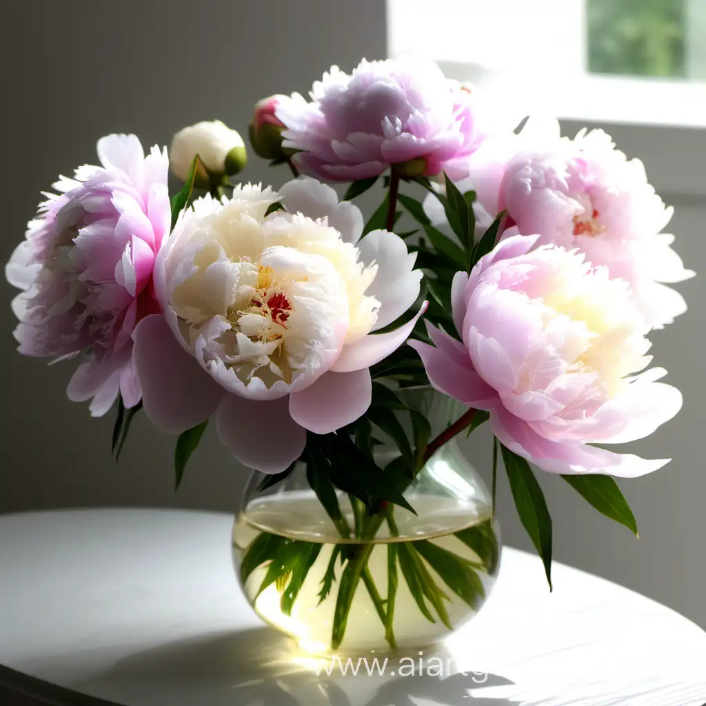 Vibrant-Peonies-Bathing-in-Sunshine-A-Symbol-of-Freshness-and-Tenderness