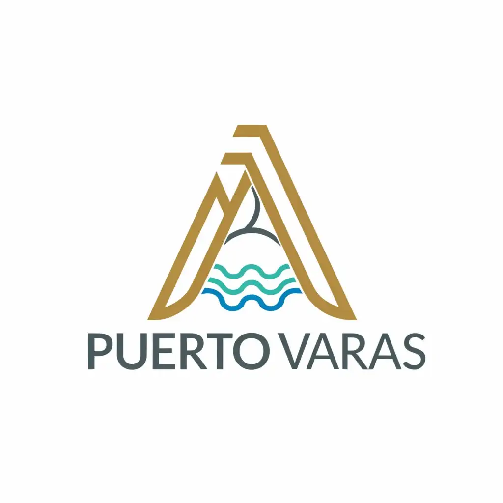 a logo design,with the text "A", main symbol:Puerto Varas,complex,be used in Travel industry,clear background