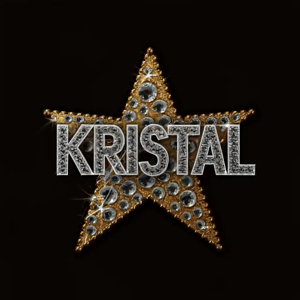 a logo design,with the text "kristal", main symbol:brillianti, precious stones,,complex,be used in Retail industry,clear background