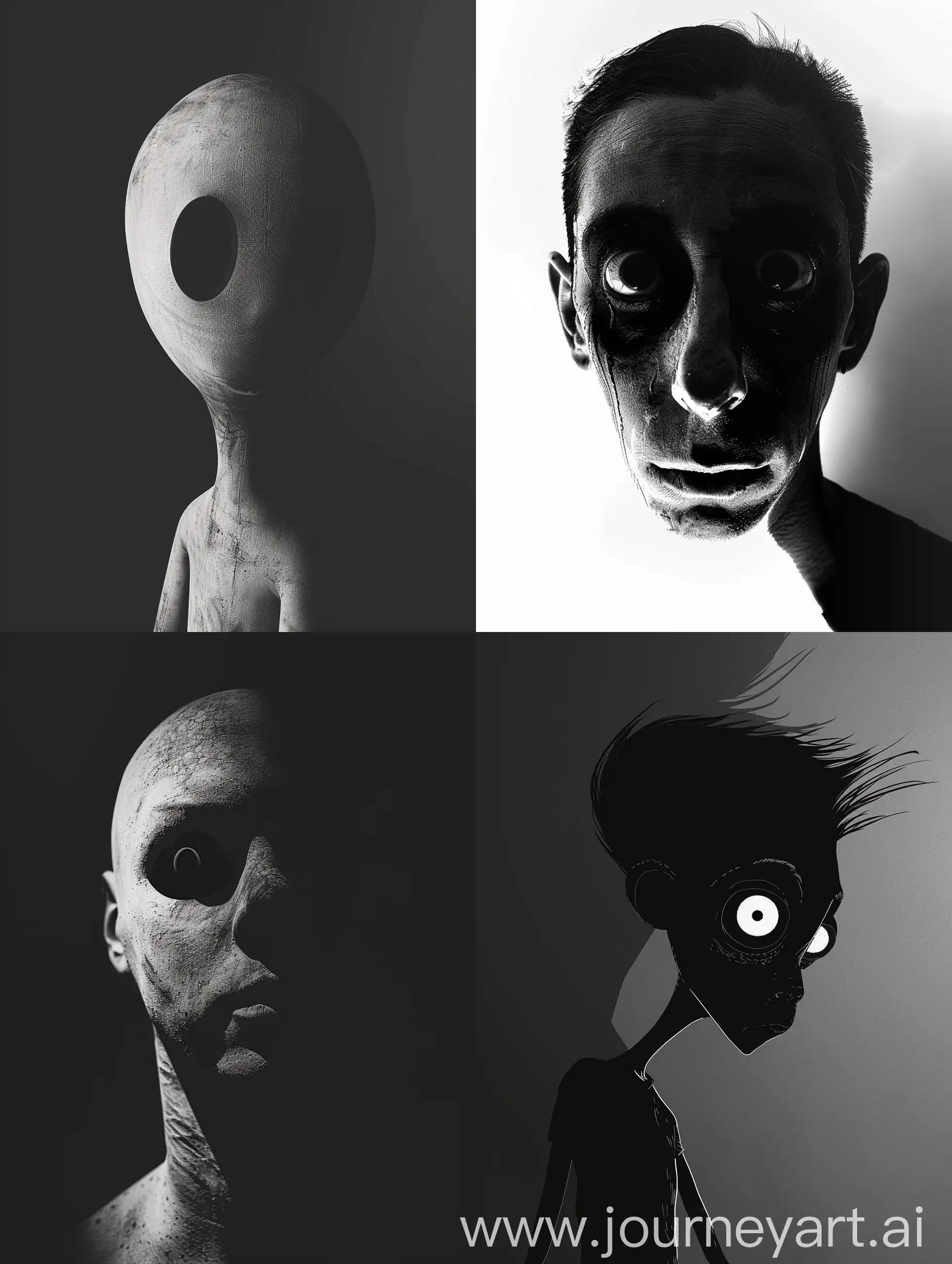 Monochrome-Horror-Portrait-with-Shadowy-Gaze
