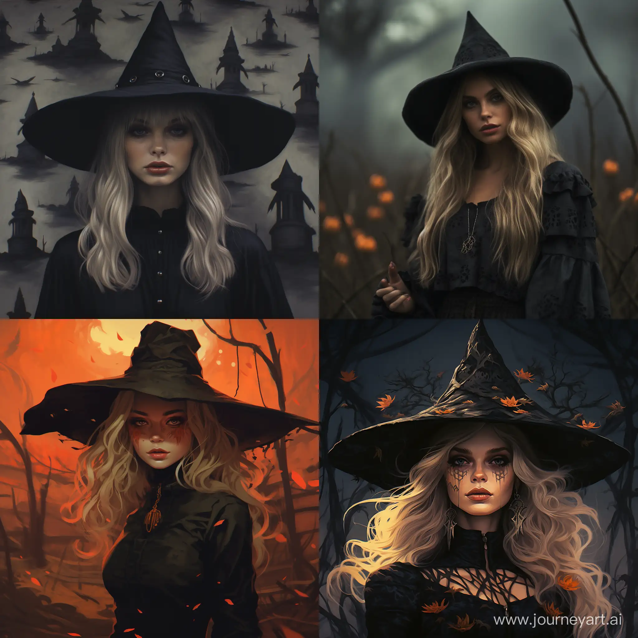 Enchanting-Witch-Casting-Spell-in-Mystical-Forest