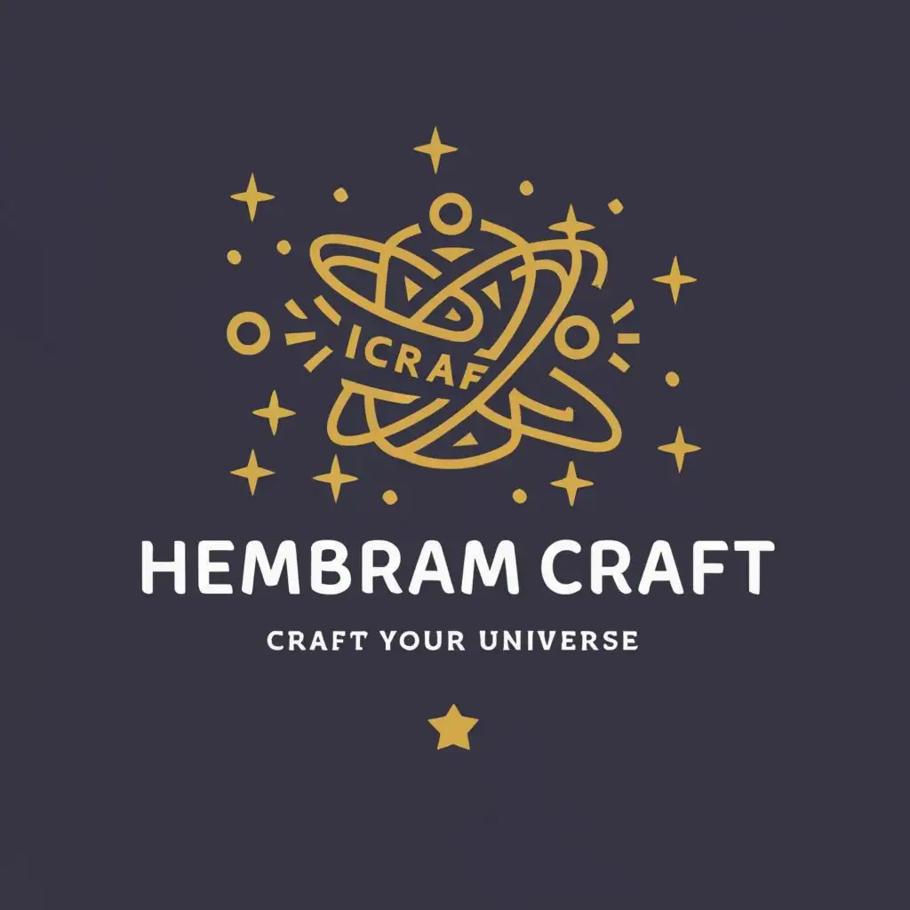 a logo design,with the text "Hembram craft ", main symbol:Craft your universe  ,Moderate,be used in Travel industry,clear background