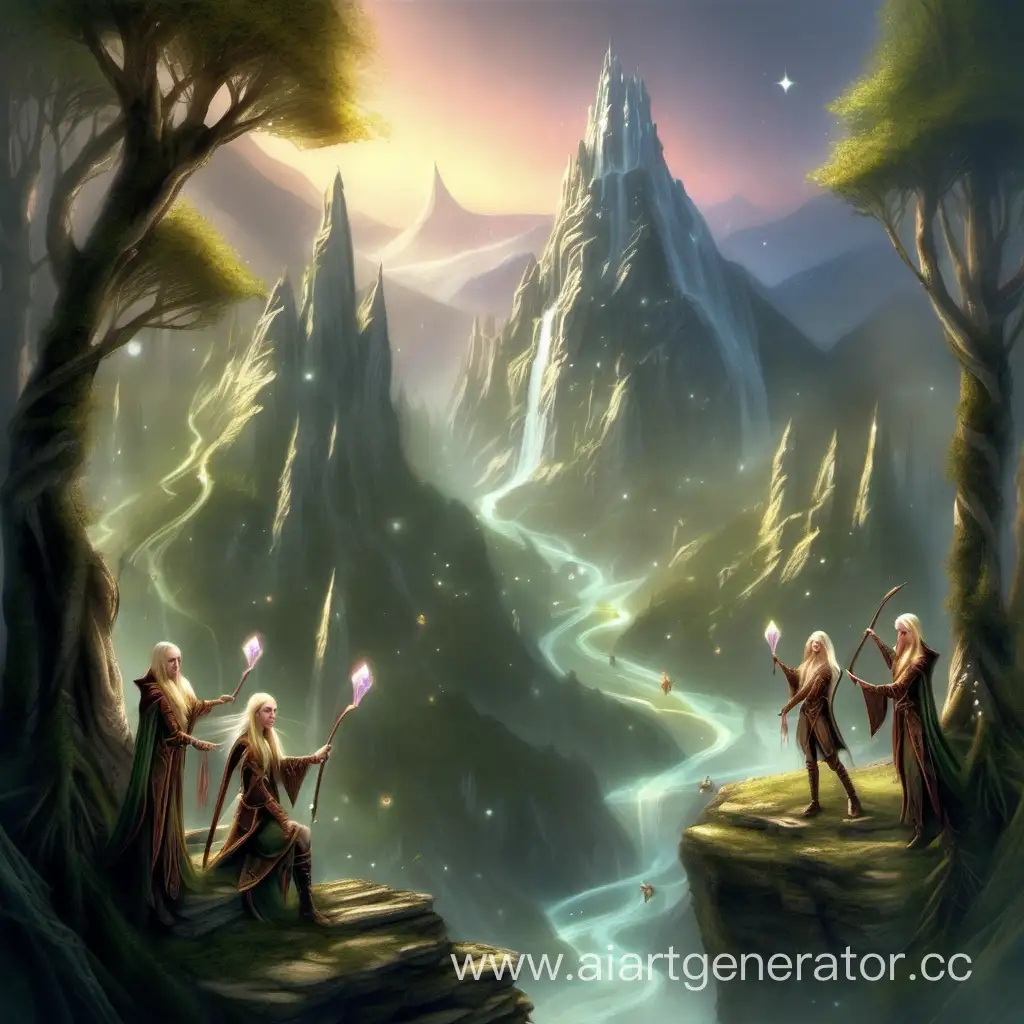 Enchanting-Mountain-Elves-Performing-Magical-Rituals