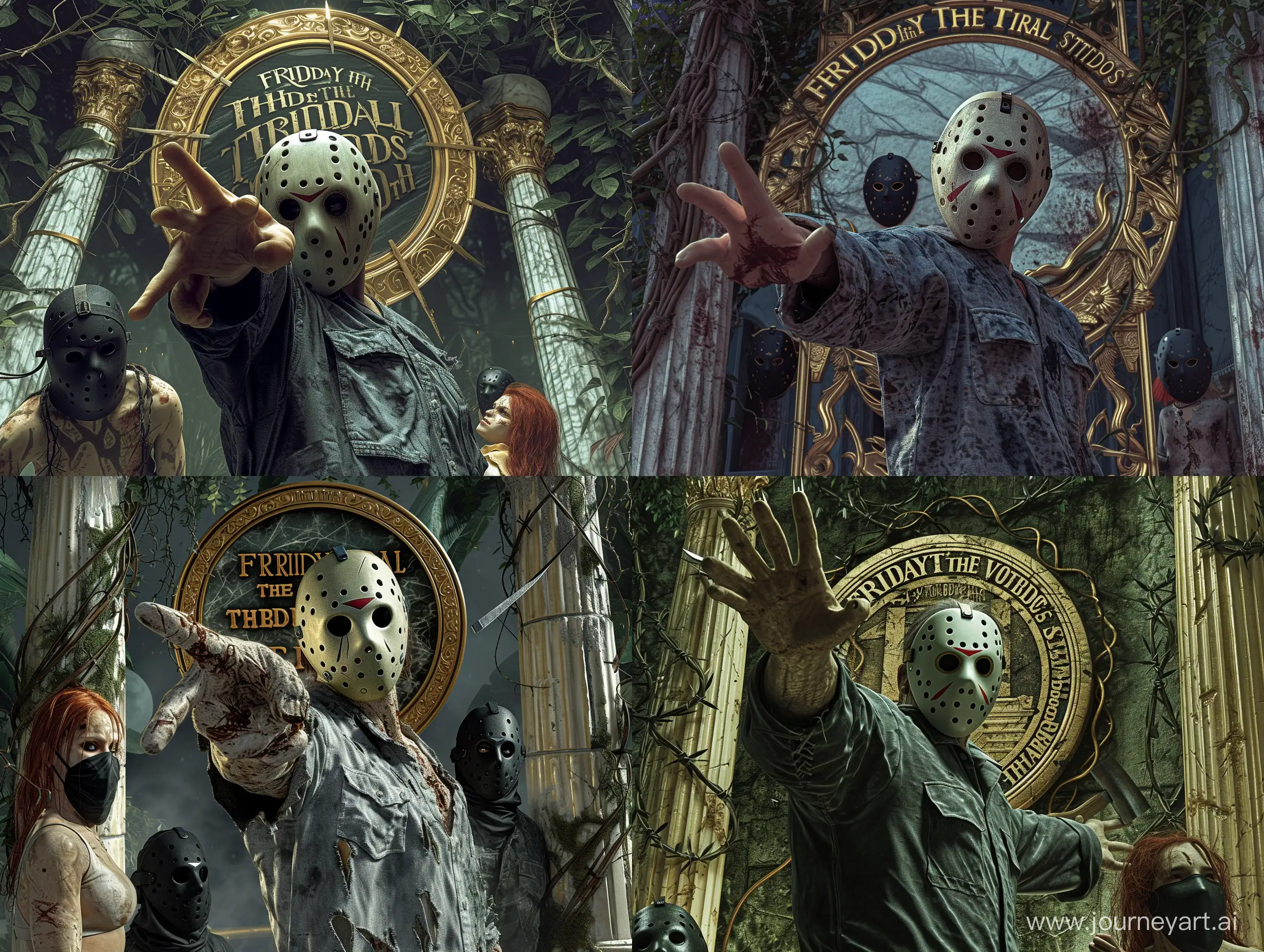 Friday-the-13th-Tribal-Studios-Sinister-Jungle-Encounter-with-Jason-Voorhees