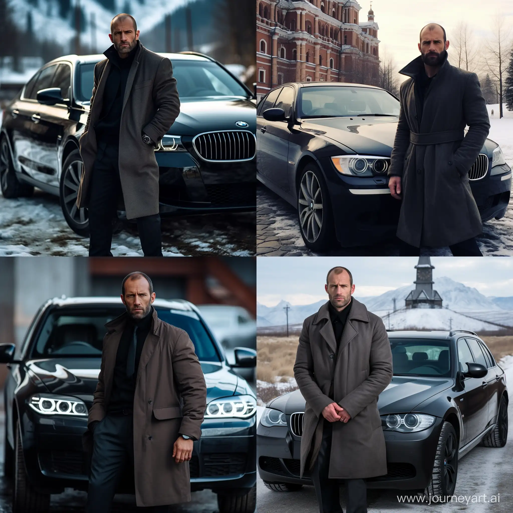 Jason-Statham-Russian-Bandit-Drives-BMW-in-Noir-Style
