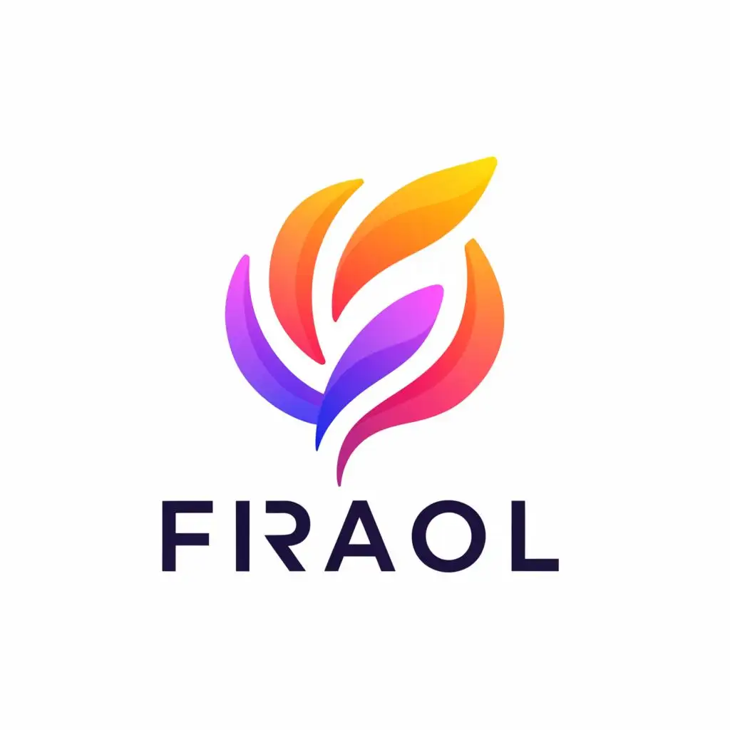 a logo design,with the text "firaol", main symbol:colorful,Moderate,be used in Finance industry,clear background