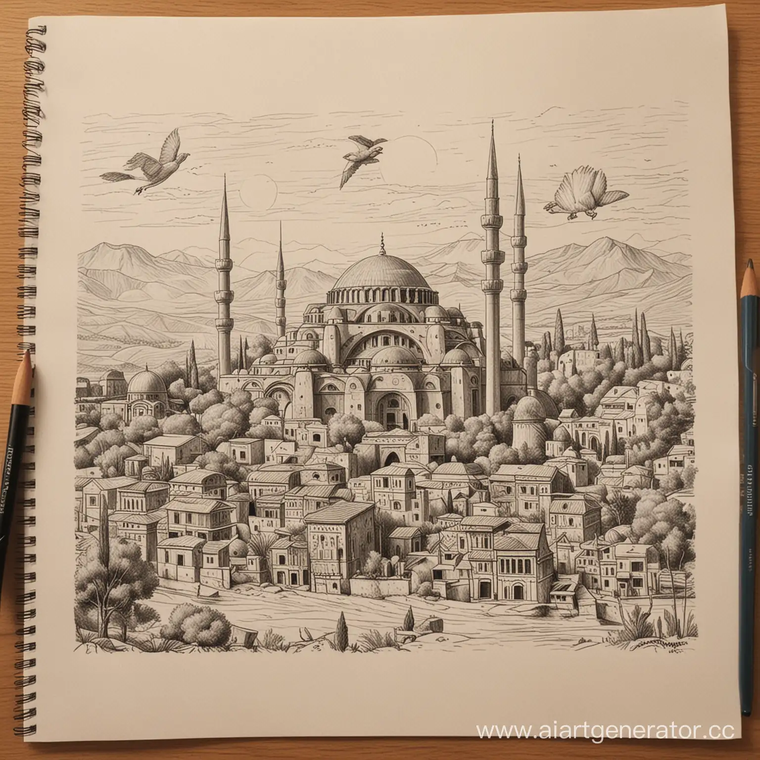 Vibrant-Illustration-of-Turkish-Aesthetics