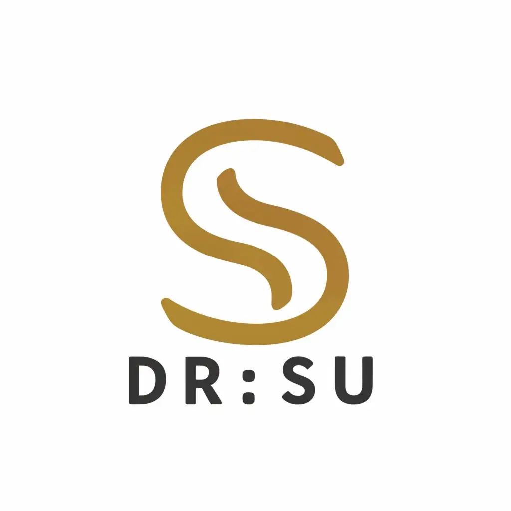 LOGO-Design-For-DrSuu-Modern-Text-with-DrSuu-Symbol-on-Clean-Background