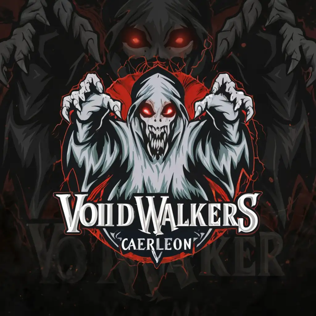 LOGO-Design-For-Voidwalkers-Caerleon-Eerie-Ghost-Theme-with-Red-Accents