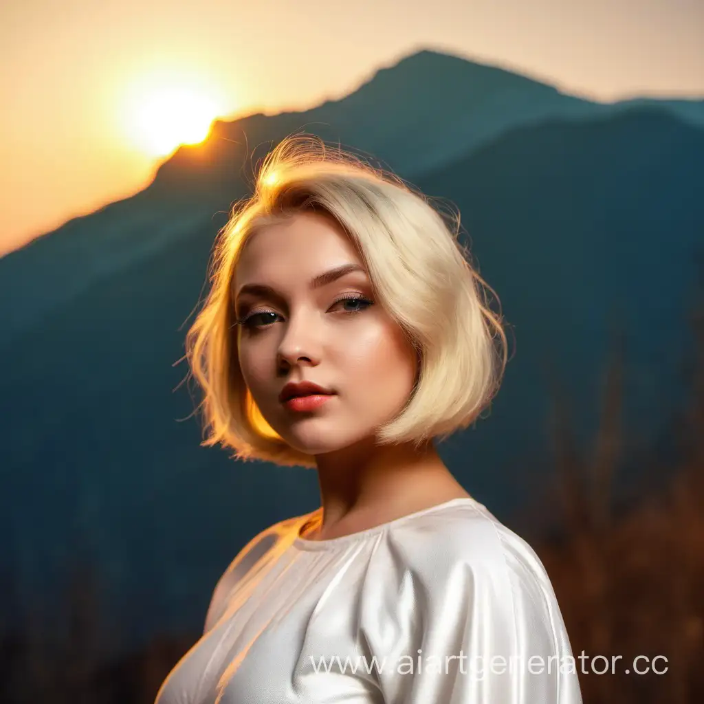 Blonde-Angel-with-a-Bob-Haircut-at-Sunset-Mountains