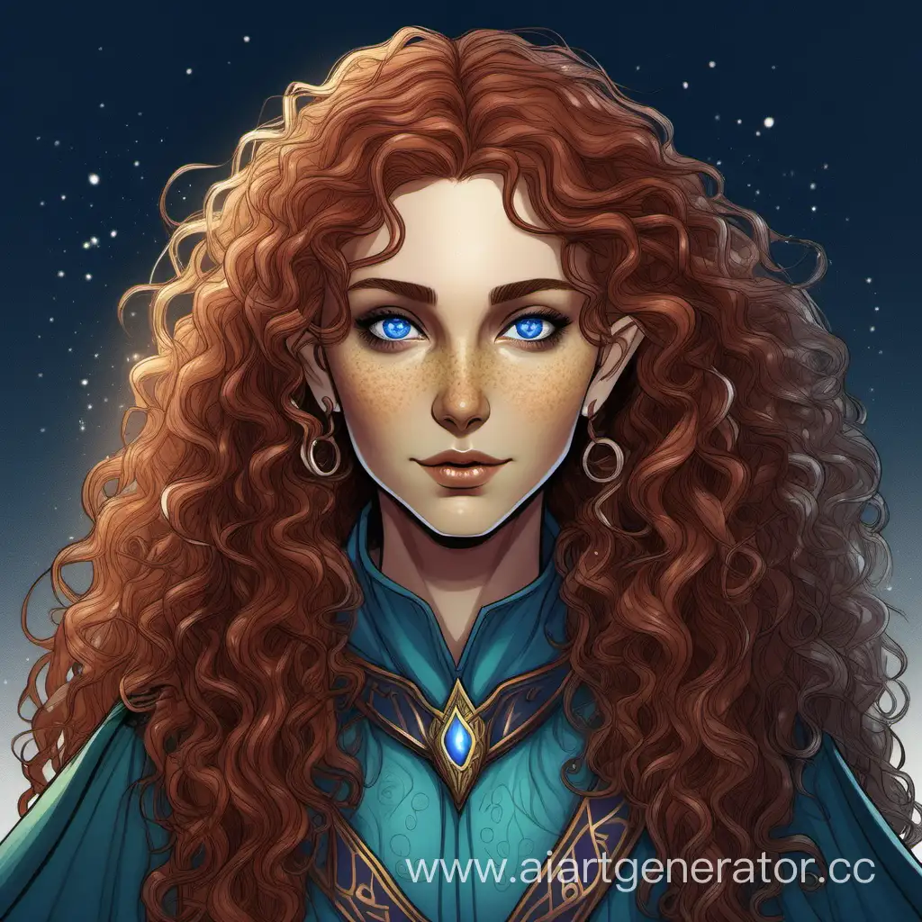 Enchanting-Sorceress-Elf-with-Curly-Chestnut-Hair-and-Blue-Eyes