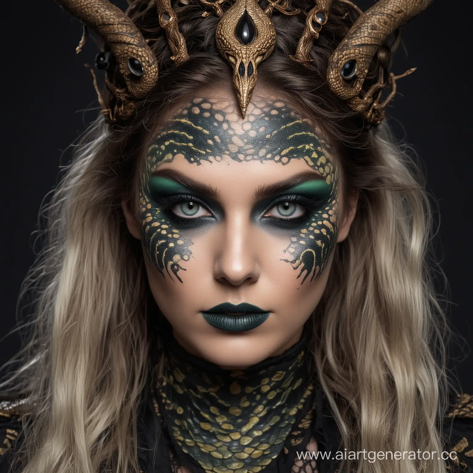 Enchanting-Snake-Witch-Makeup-Serpentine-Beauty-Transformation