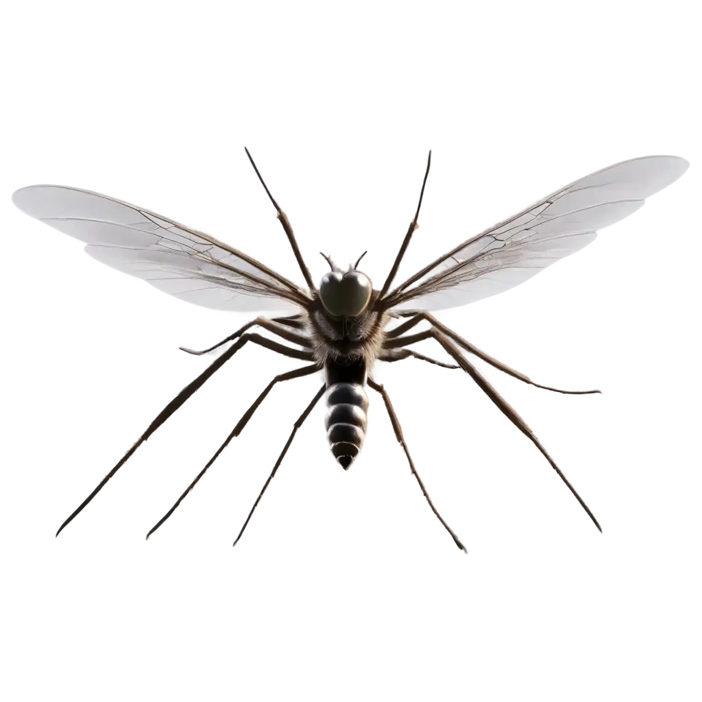 3d front facing flying mosquito
