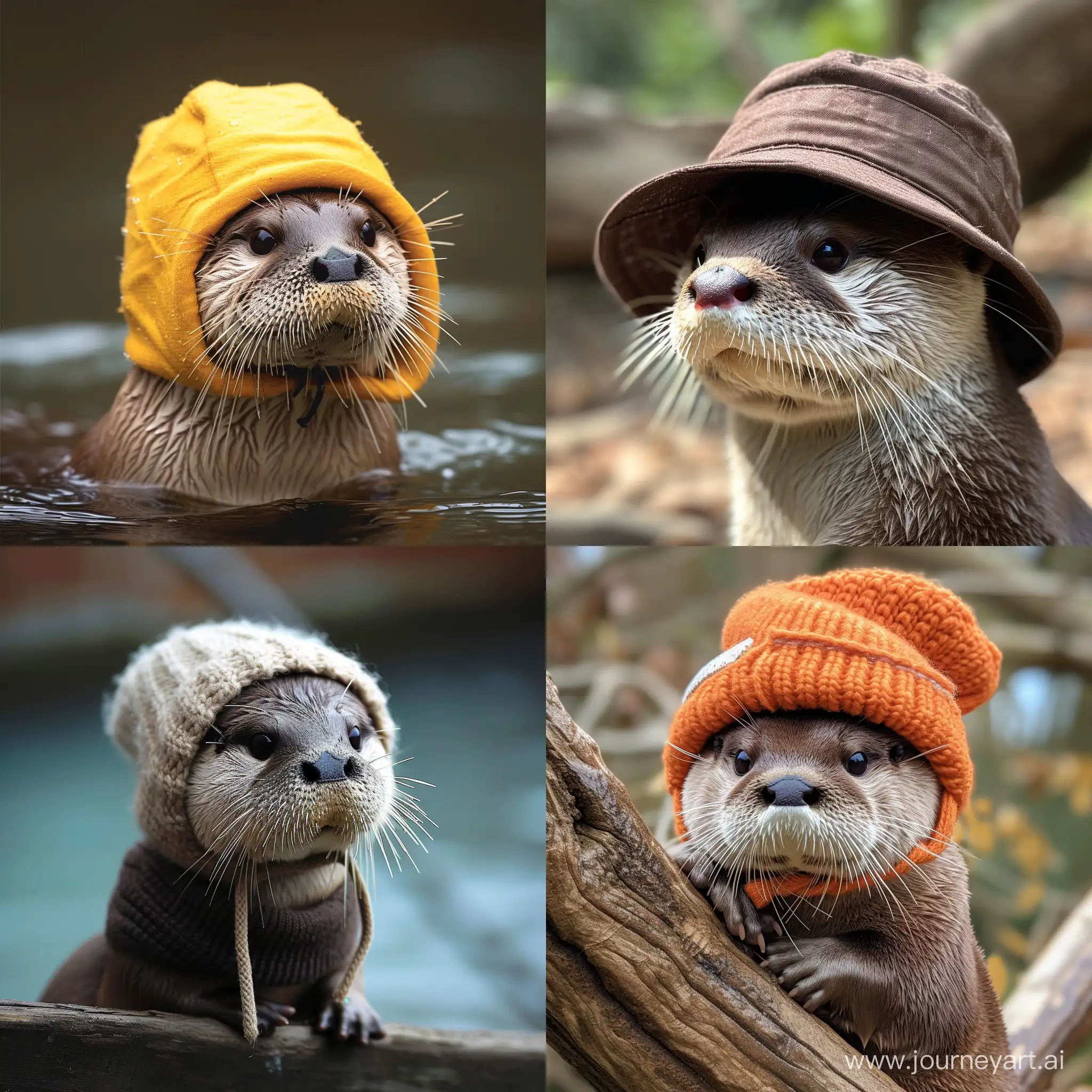 Adorable-Otter-Hat-Charming-Animalinspired-Headwear-for-Fun-and-Fashion
