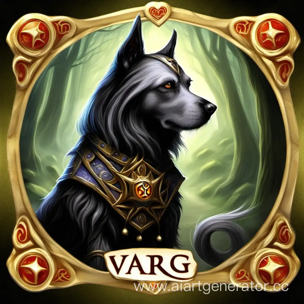 Mystical-Dog-Varg-Card-Heartstone-Fantasy-Art