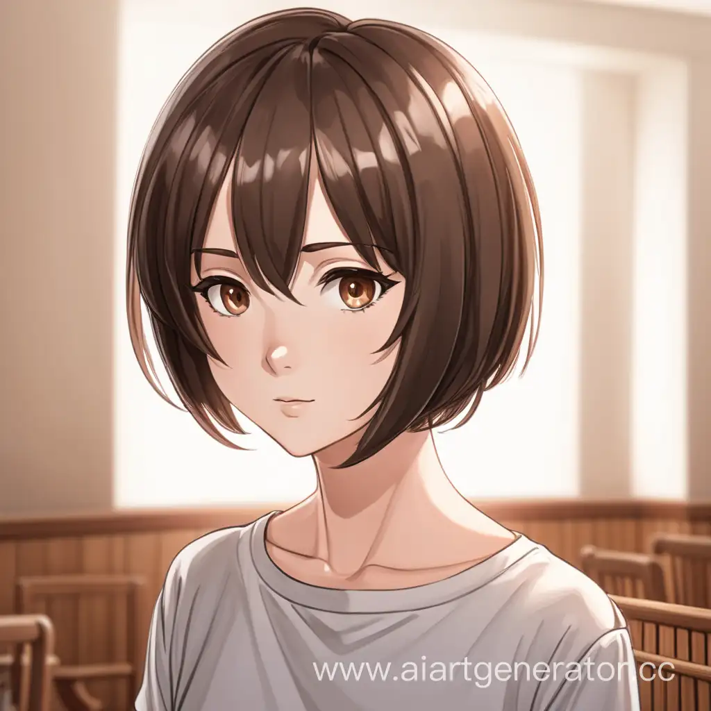 Anime-Adult-Woman-with-Short-Hair-and-Brown-Eyes