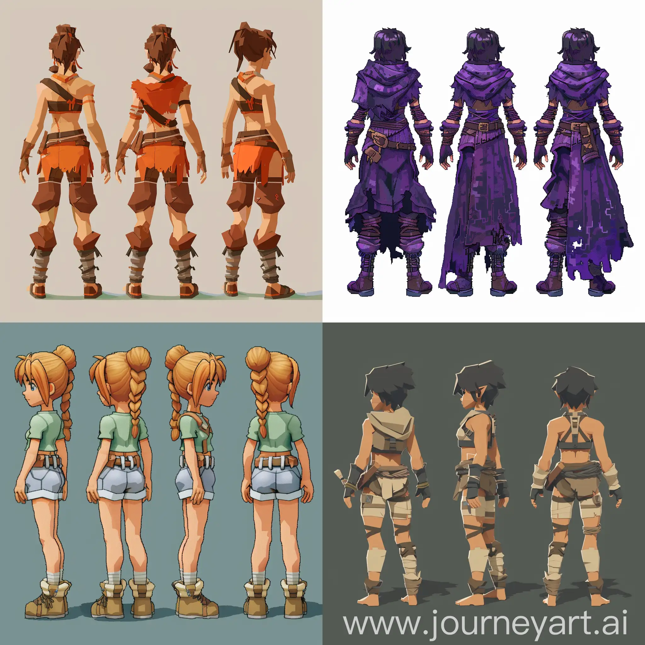 FourView-Pixel-Sprite-Dynamic-Character-Perspectives