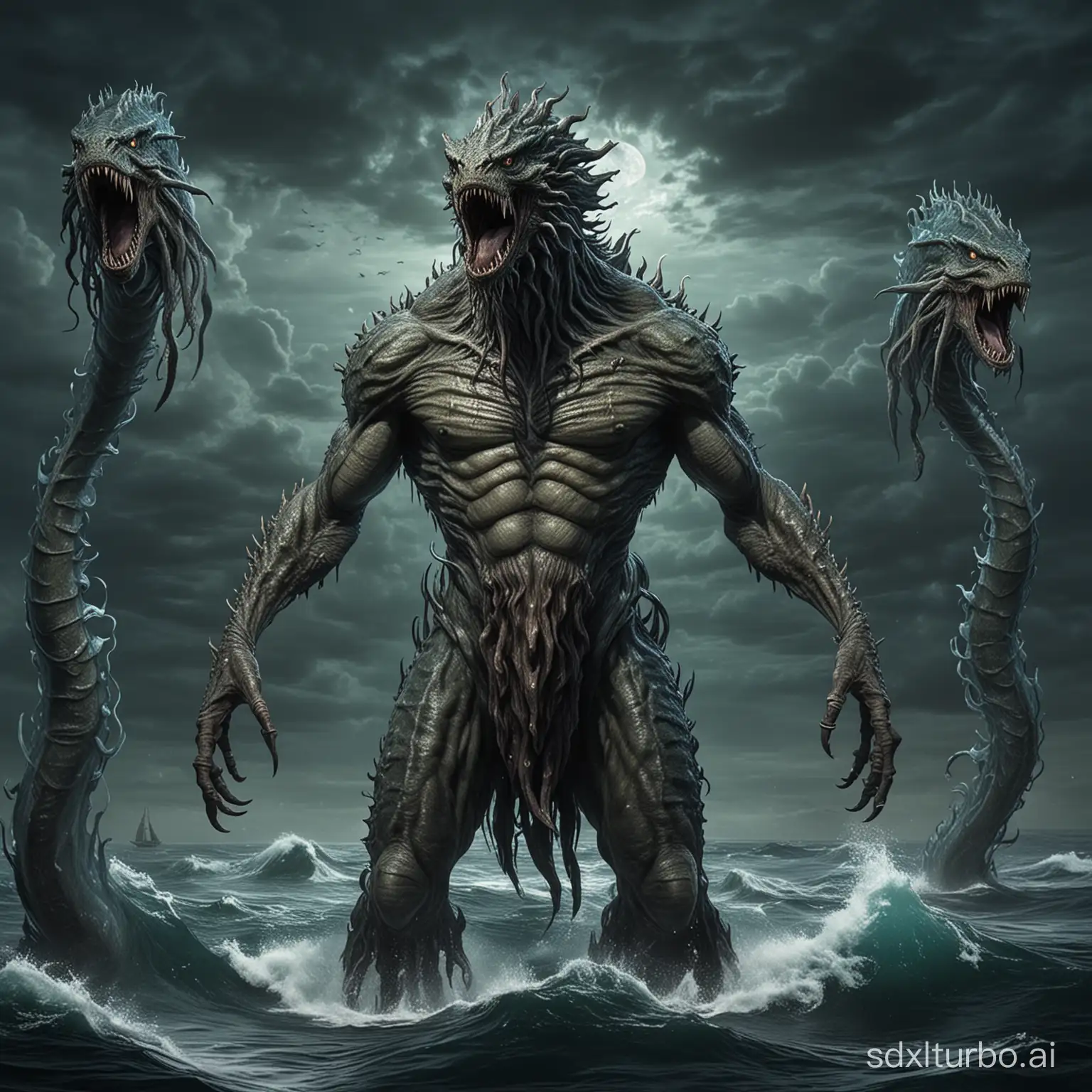 sea monsters full body images