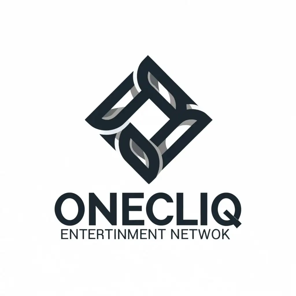 LOGO-Design-For-Onecliq-Entertainment-Network-Elegant-Textbased-Design-for-Entertainment-Industry