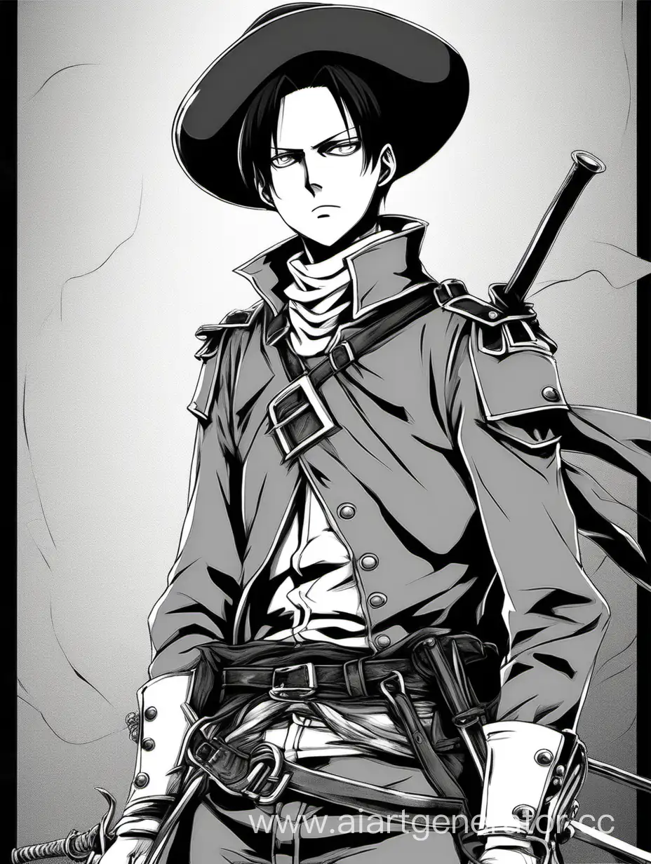 Levi-Ackerman-Embraces-Musketeer-Role-in-Riveting-Art