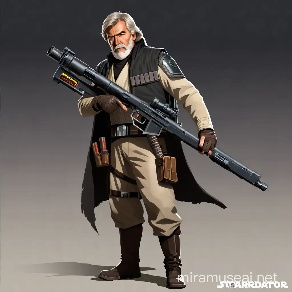 Sinister Mercenary with Blaster Rifle from Star Wars