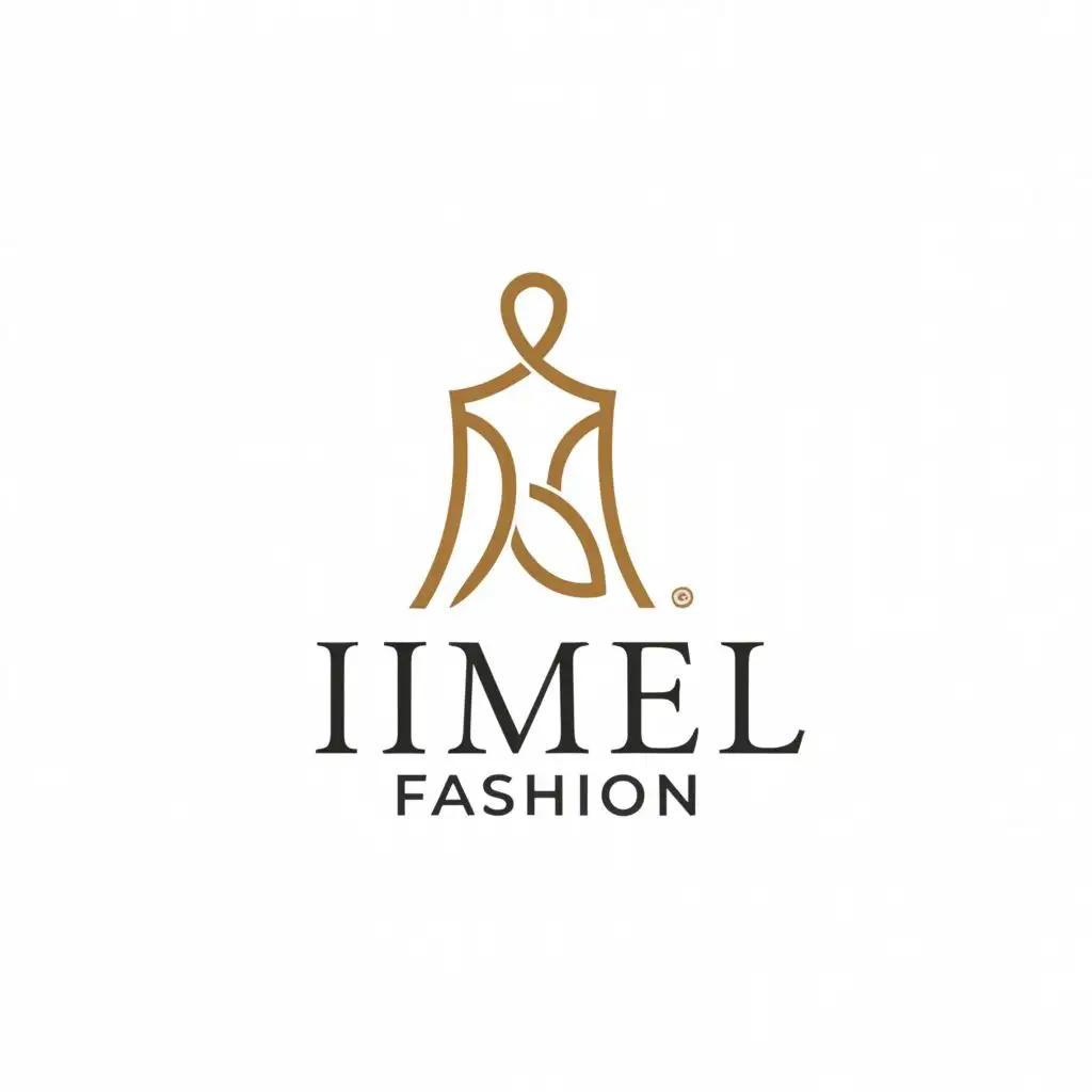 a logo design,with the text "Imel fashion", main symbol:clothing,Moderate,clear background