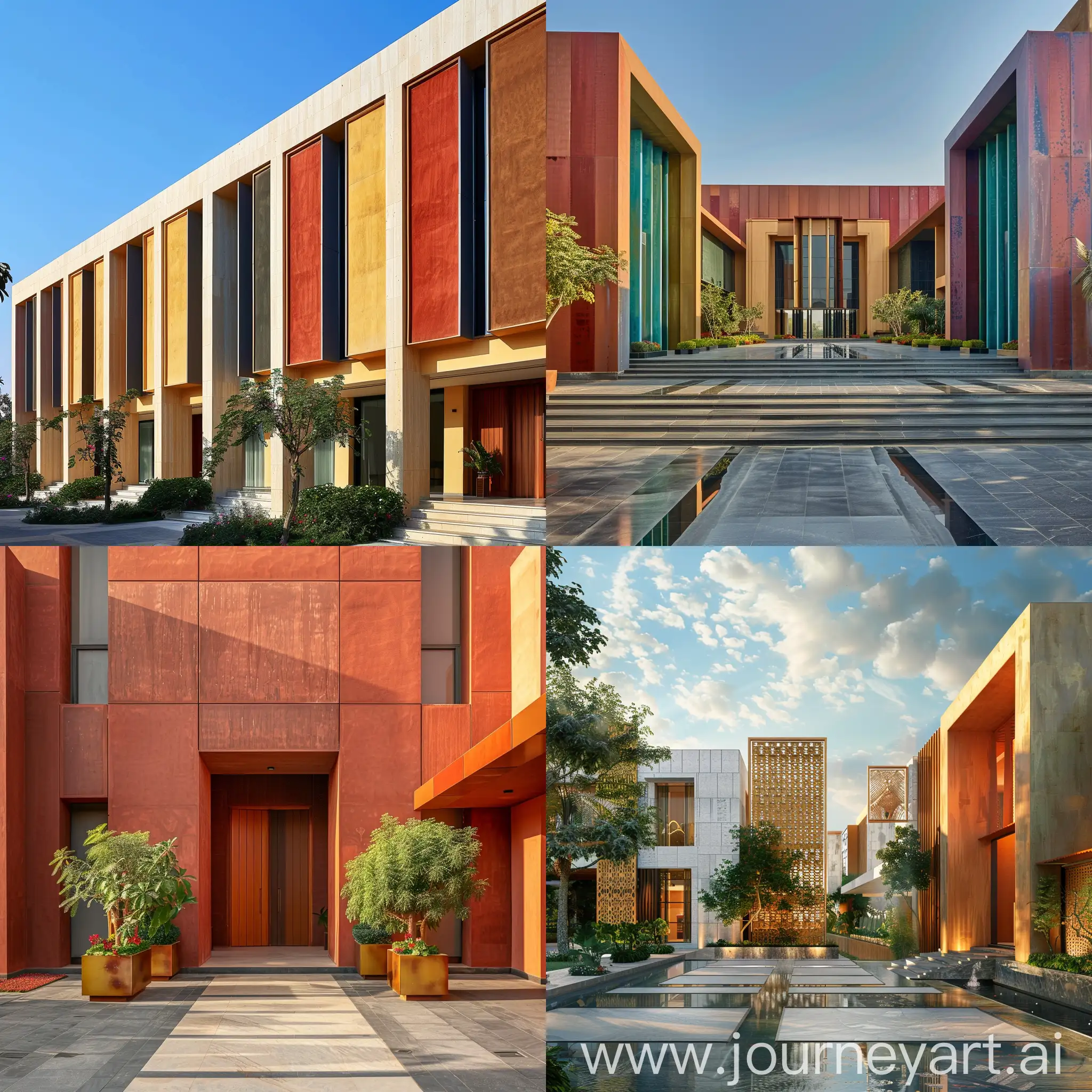 Elegant-Rajasthan-Resort-with-Vibrant-Cultural-Facade