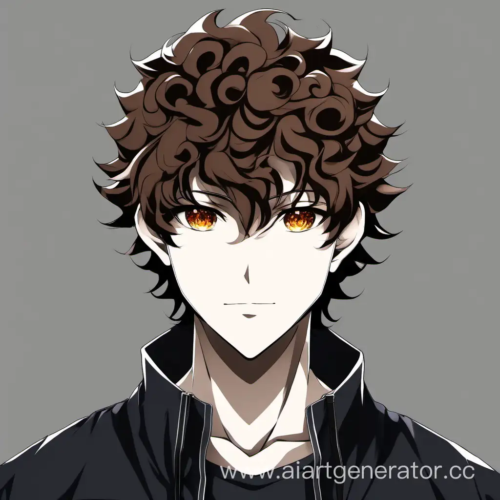 Stylish-Black-Anime-Avatar-with-Curly-Hair-and-Brown-Eyes-for-CS2-Character