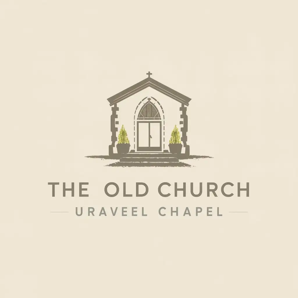LOGO-Design-for-The-Old-Church-Elegant-Chapel-Emblem-for-Cotswolds-Travel