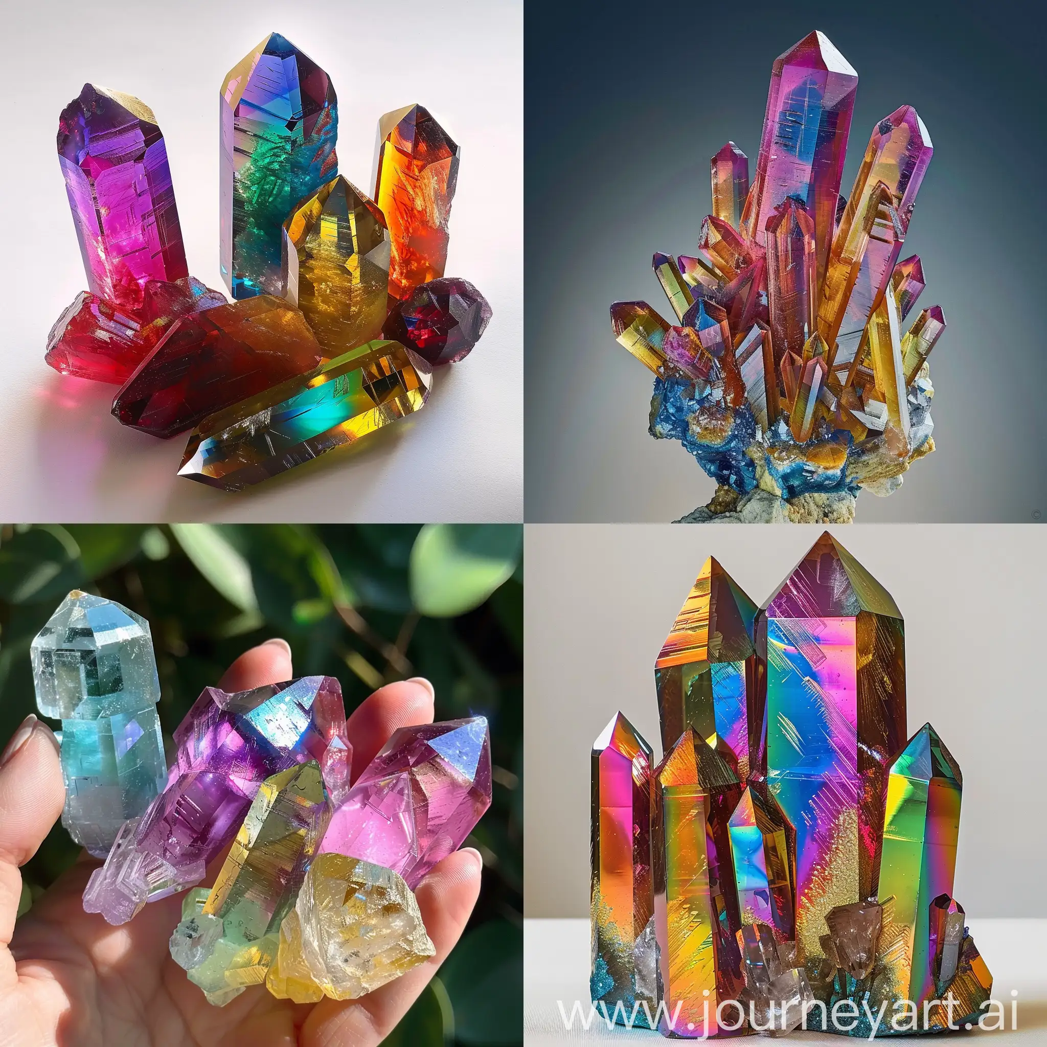 Colorful crystal senyera