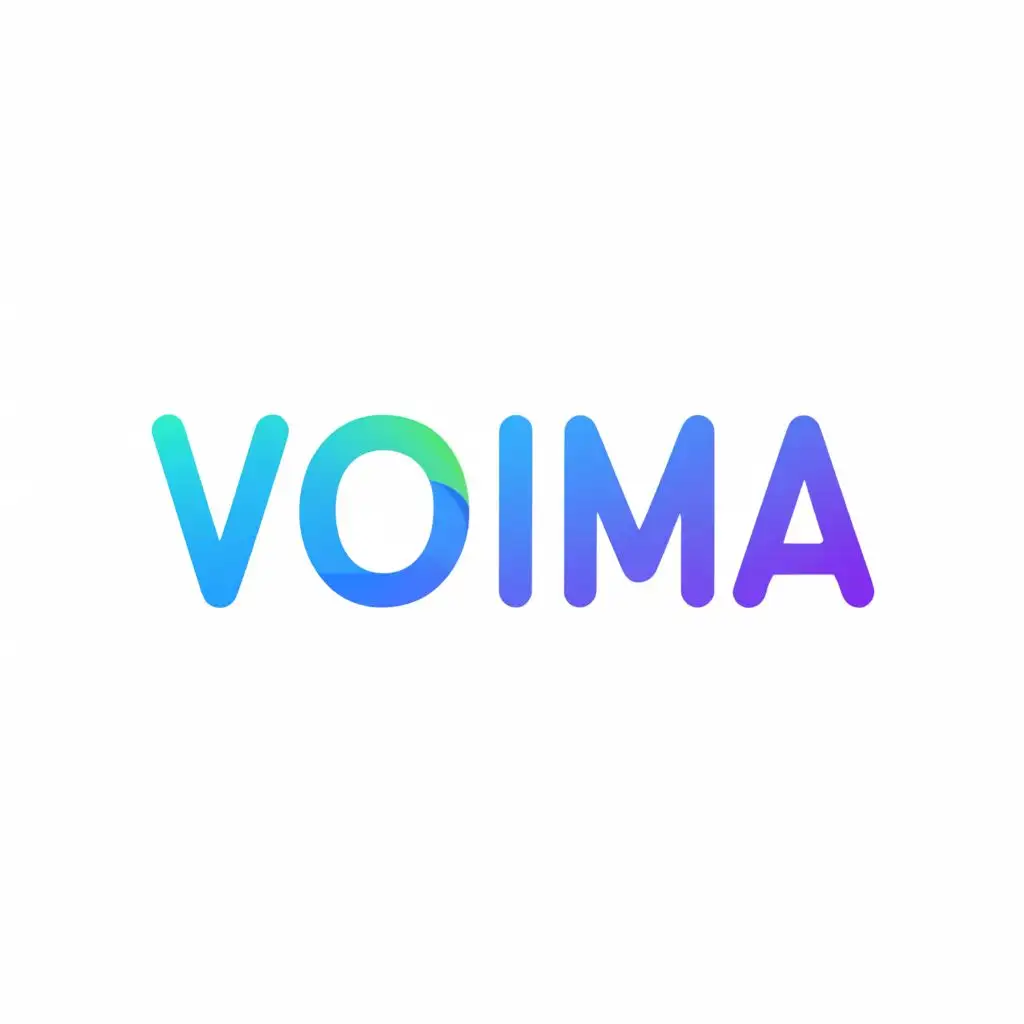 logo, technical solutions, with the text "Voima", typography, be used in Nonprofit industry