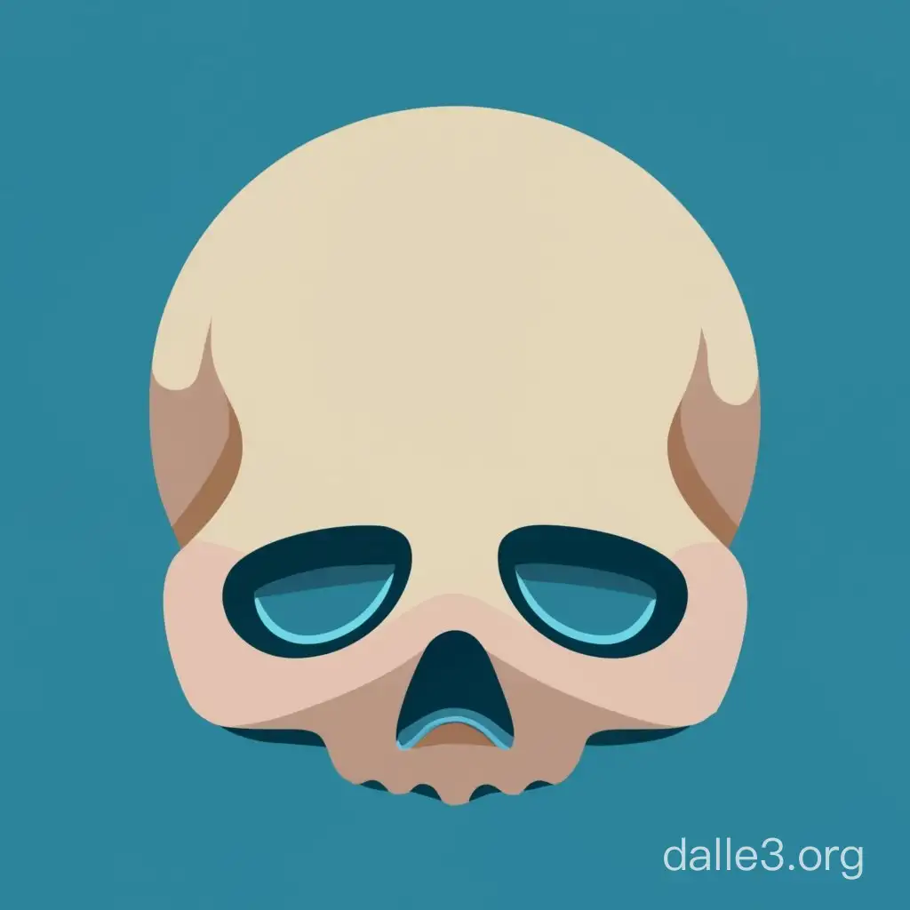 realistic skull emoji