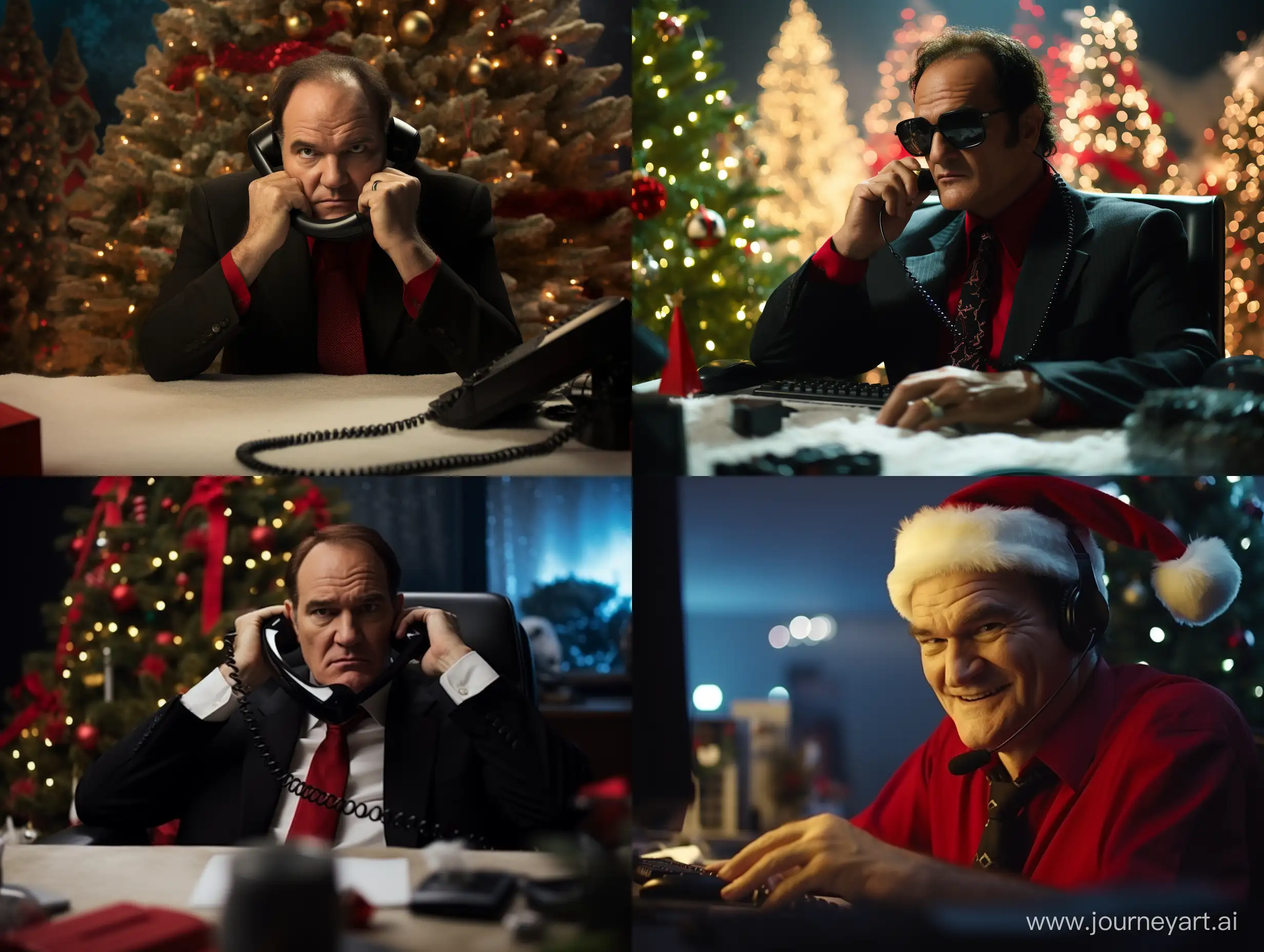 Merry Christmas Quentin Tarantino on Mafia Call center
