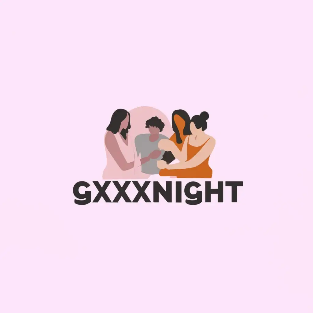 LOGO-Design-For-gxxxnight-Girls-Chat-Rooms-with-a-Clear-and-Moderate-Theme