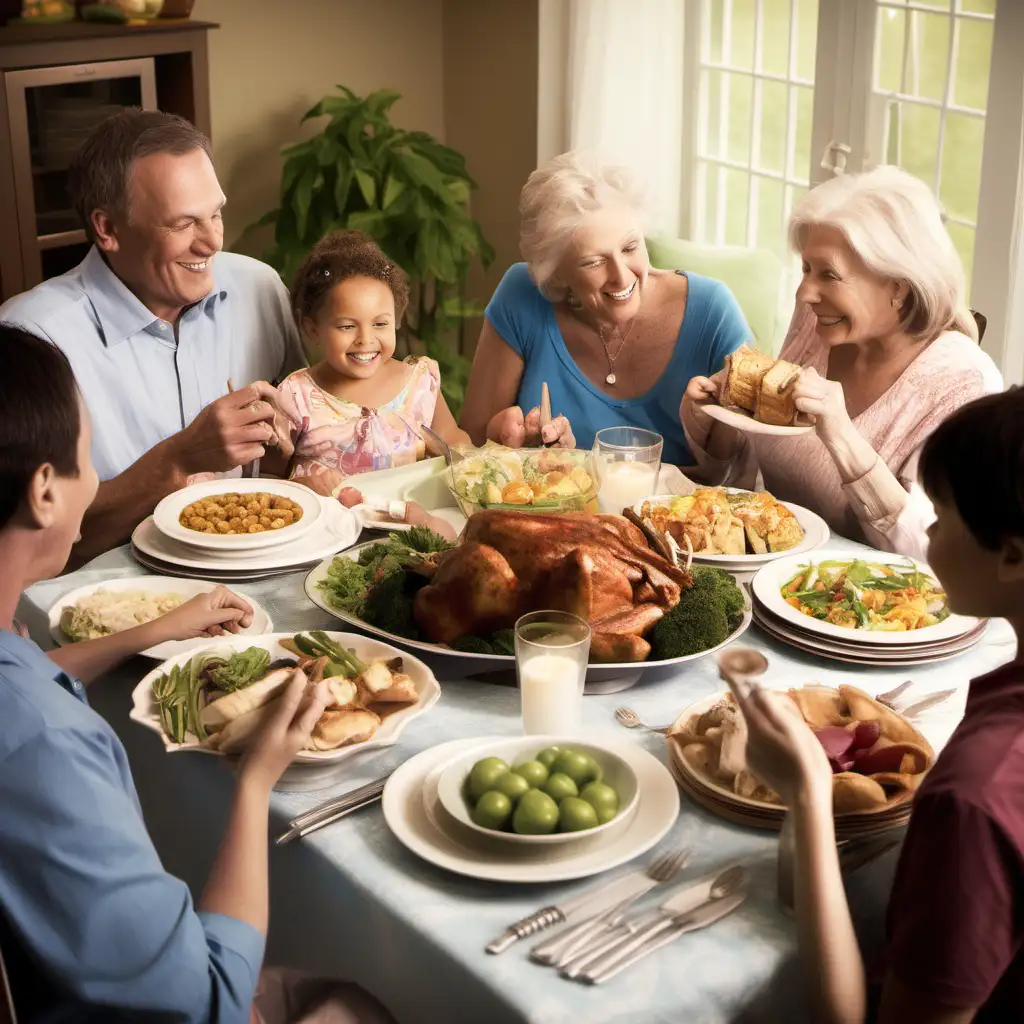 "Moederdag: vieren van moeders en familie.
Delen van familietradities en -herinneringen."	Een warme en uitnodigende foto die een familie toont die samen een traditie beleeft, zoals een gezamenlijke maaltijd, een jaarlijkse uitstap, of een speciale familiereünie.