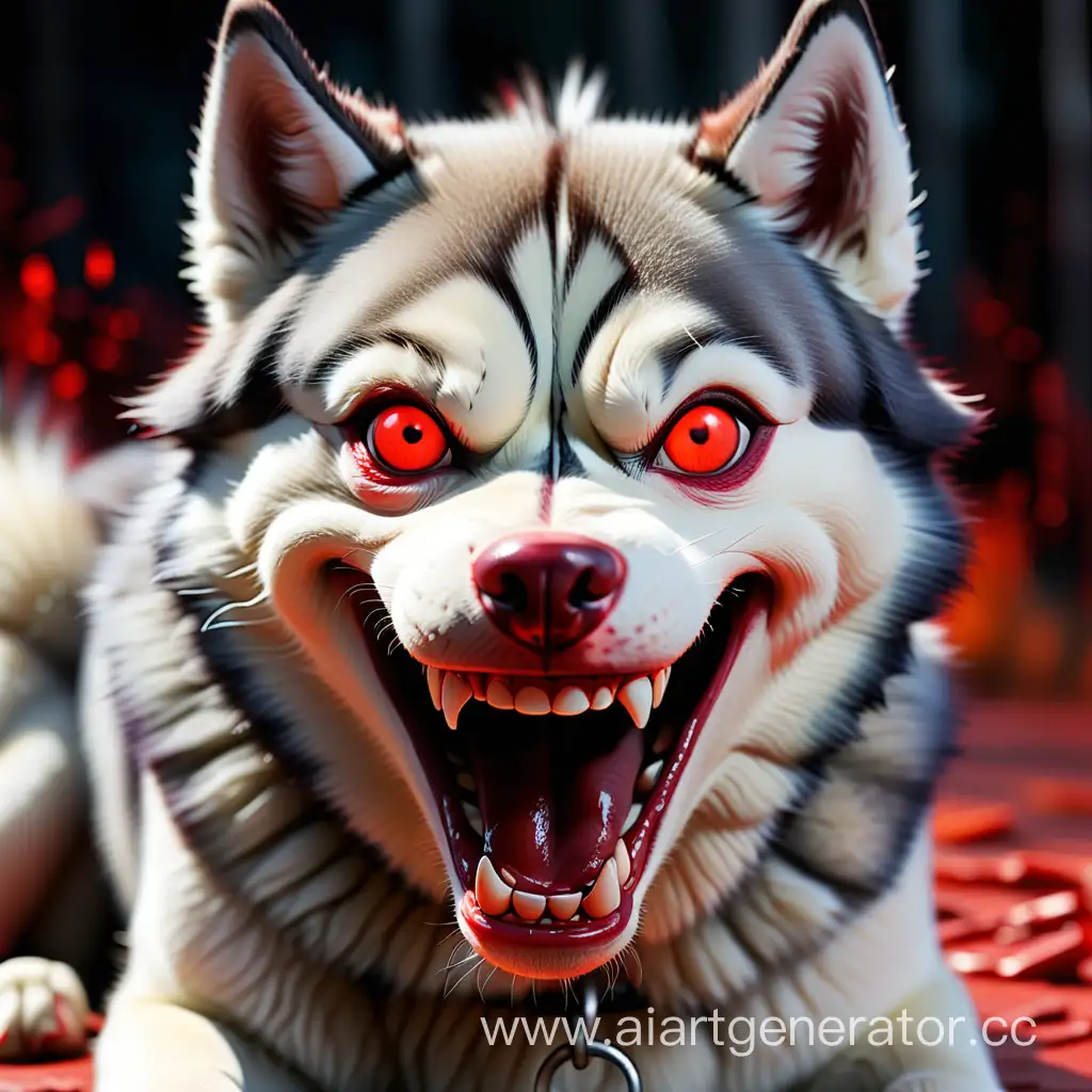 Majestic-Husky-with-Intense-Red-Eyes-and-Eerie-Grin