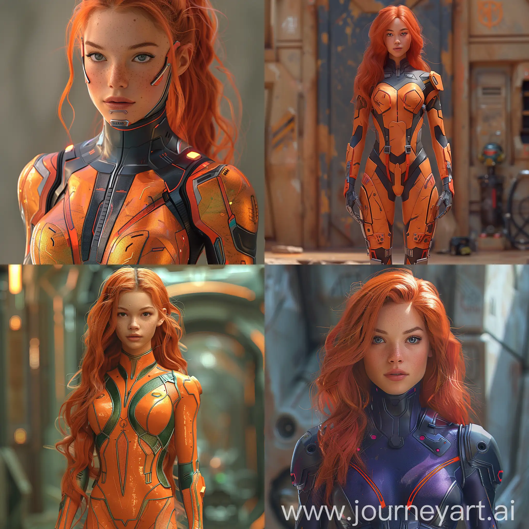 Futuristic-Teen-Titans-Starfire-Enhanced-Physiology-and-HighTech-Prowess