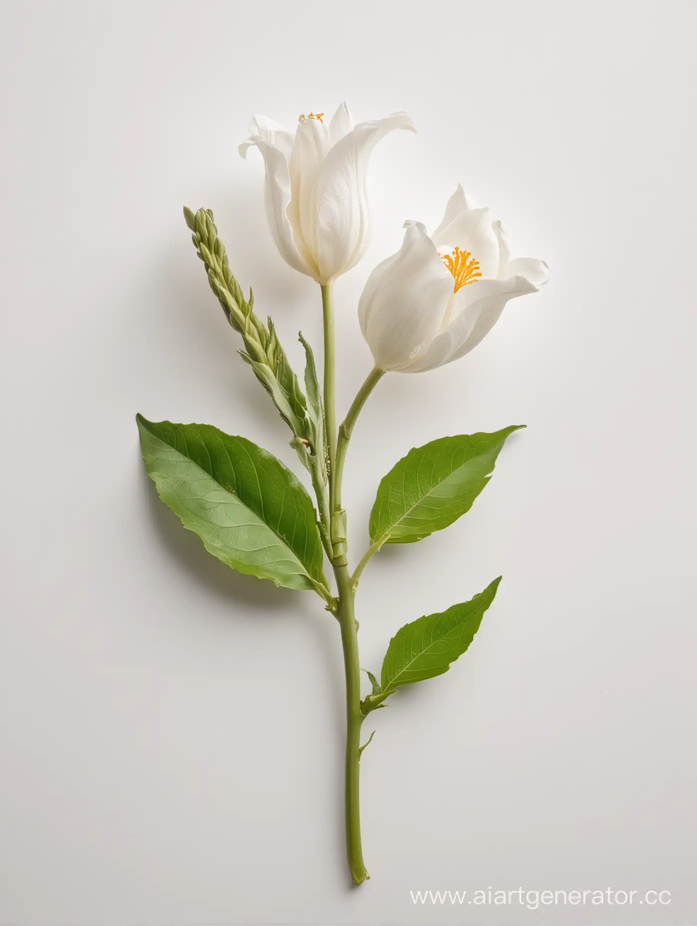 Amarnath flower on WHITE background